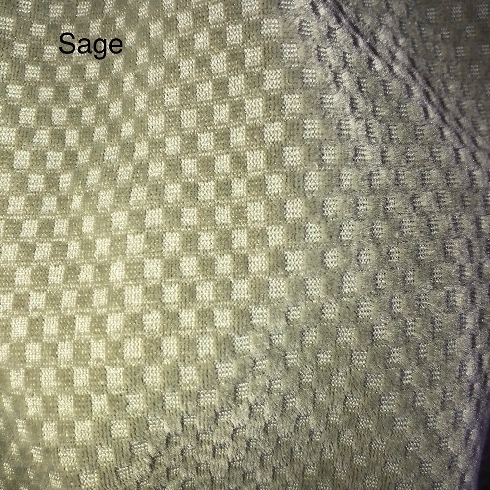 SURE FIT Sage Green Stretch Pique Chair (T-Cushion) and Ottoman Slipcovers NWOT - Picture 6 of 15